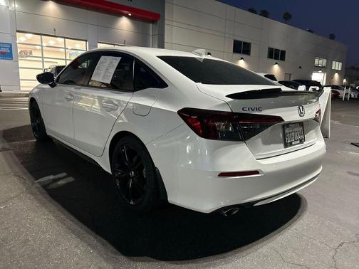 Platinum White Pearl 2025 Honda Civic Si Base