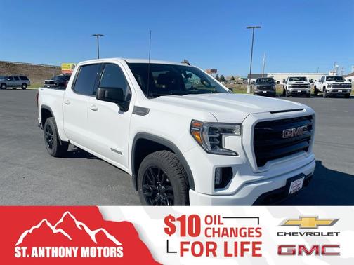 Summit White 2020 GMC Sierra 1500 Elevation