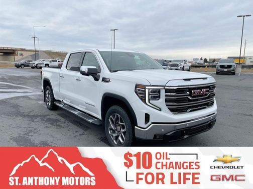 Summit White 2026 GMC Sierra 1500 SLT