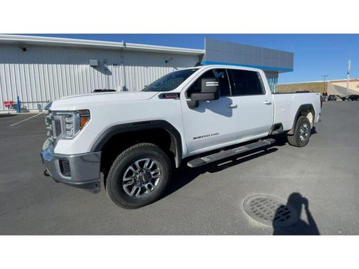 Summit White 2021 GMC Sierra 3500 SLE