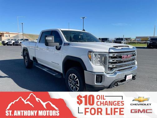 Summit White 2021 GMC Sierra 3500 SLE