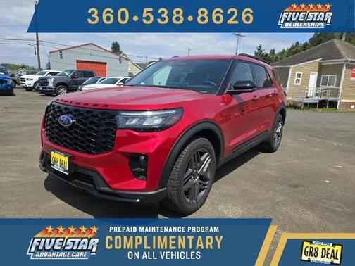 RAPID RED MET TINTED CC 2026 Ford Explorer ST-LINE