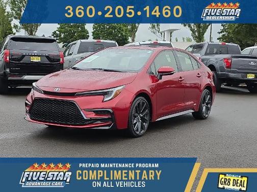 Ruby Flare Pearl 2023 Toyota Corolla SE