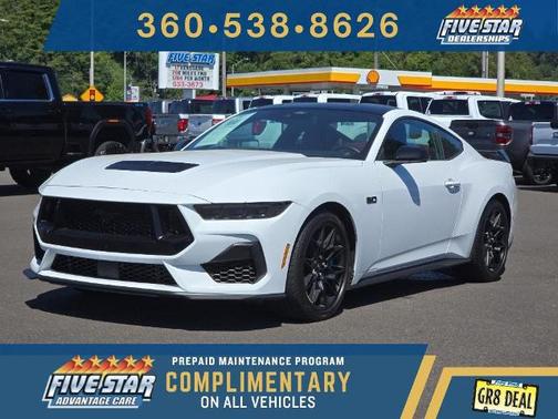 OXFORD WHITE 2024 Ford Mustang GT PREMIUM