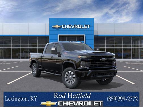 Black 2026 Chevrolet Silverado 2500 Custom Truck