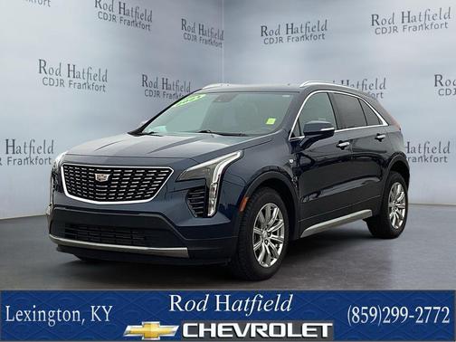 Twilight Blue Metallic 2021 Cadillac XT4 Premium Luxury