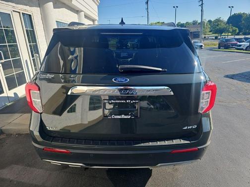 Forged Green Metallic 2023 Ford Explorer XLT
