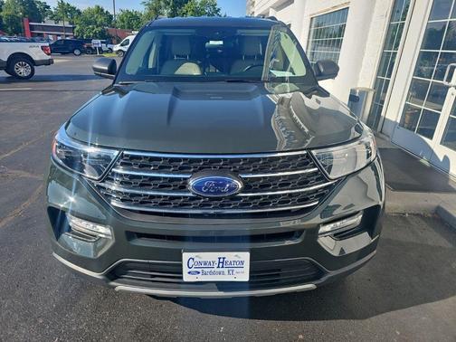 Forged Green Metallic 2023 Ford Explorer XLT