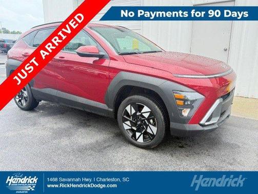 Red Metallic 2025 Hyundai KONA SEL