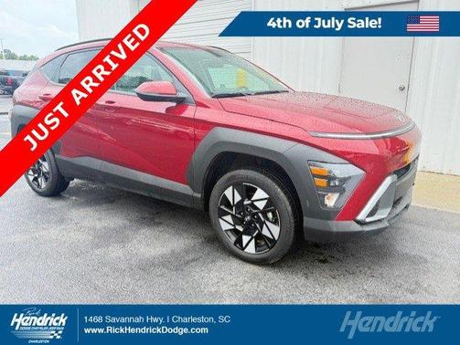 Red Metallic 2025 Hyundai KONA SEL