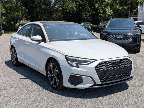 Glacier White Metallic 2023 Audi A3 Premium