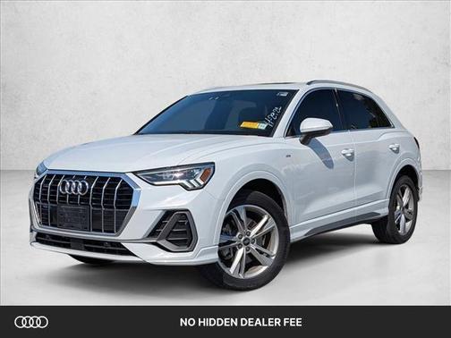 Glacier White Metallic 2023 Audi Q3 Premium 45 TFSI S line quattro Tiptronic