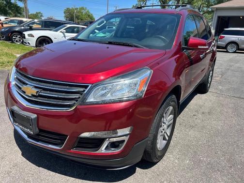 Burgundy 2015 Chevrolet Traverse 1LT