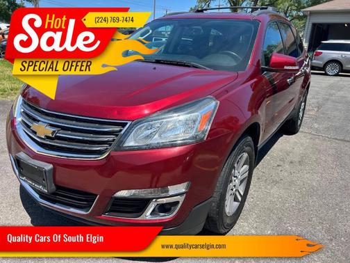 Burgundy 2015 Chevrolet Traverse 1LT