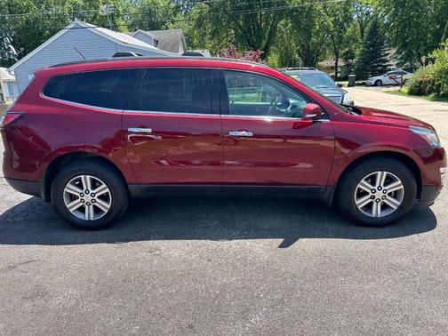 Burgundy 2015 Chevrolet Traverse 1LT