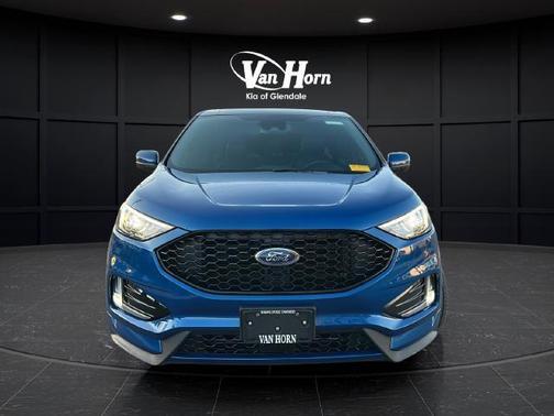 Atlas Blue Metallic 2022 Ford Edge ST Line