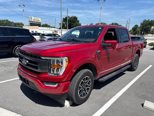 Rapid Red Metallic Tinted Clearcoat 2023 Ford F-150 Lariat