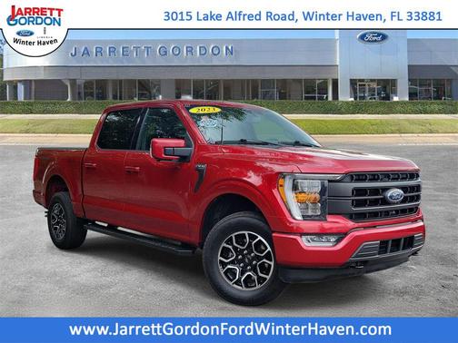 Rapid Red Metallic Tinted Clearcoat 2023 Ford F-150 Lariat