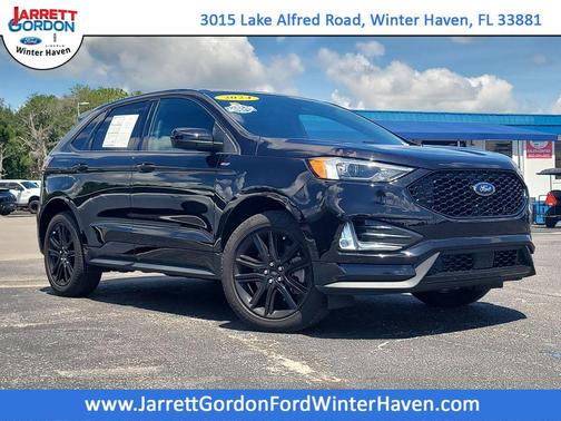 Agate Black Metallic 2024 Ford Edge ST Line