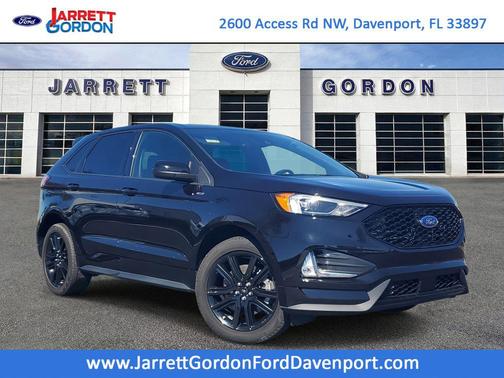 Agate Black Metallic 2024 Ford Edge ST Line