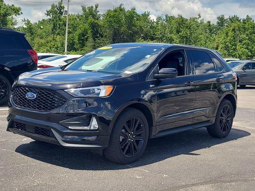Agate Black Metallic 2024 Ford Edge ST Line
