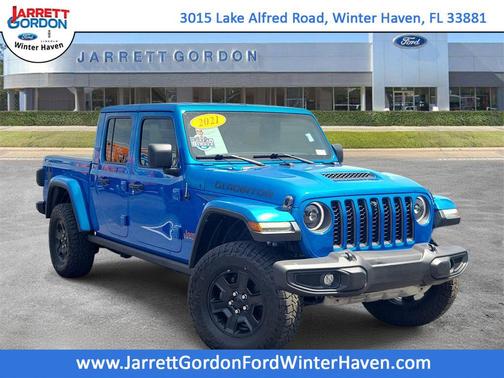 Hydro Blue Pearlcoat 2021 Jeep Gladiator Mojave 4x4