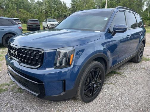 Midnight Lake Blue 2024 Kia Telluride EX X-Line