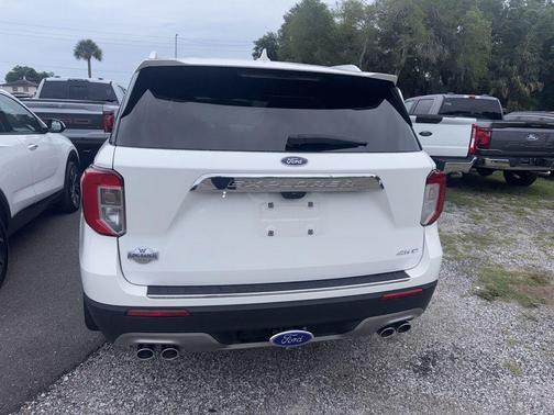 Star White Metallic Tri-Coat 2023 Ford Explorer King Ranch