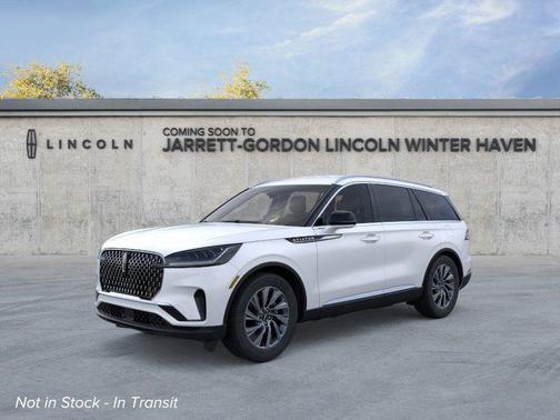 Pristine White Metallic Tri-Coat 2026 Lincoln Aviator Premiere