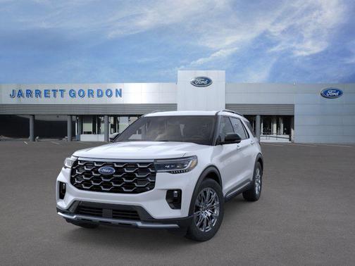 Space White Metallic 2026 Ford Explorer Platinum