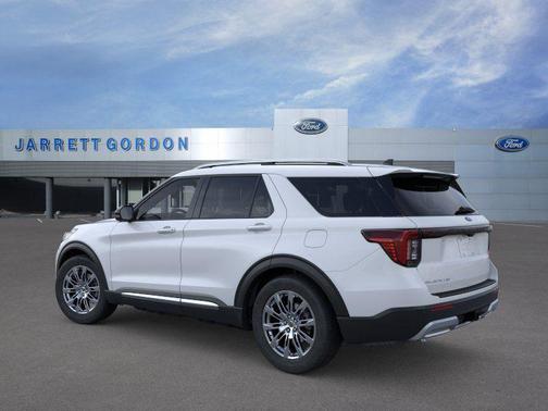 Space White Metallic 2026 Ford Explorer Platinum