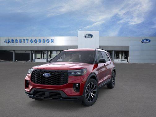 Rapid Red Metallic Tinted Clearcoat 2026 Ford Explorer ST-Line