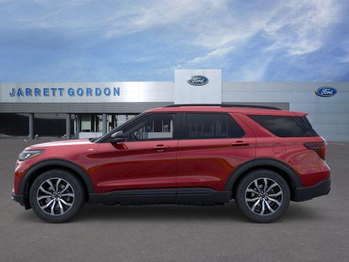 Rapid Red Metallic Tinted Clearcoat 2026 Ford Explorer ST-Line