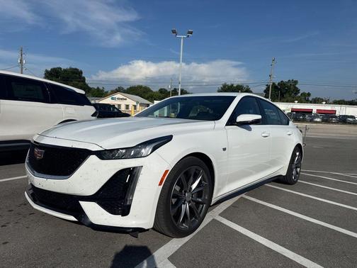 Summit White 2020 Cadillac CT5 Sport RWD