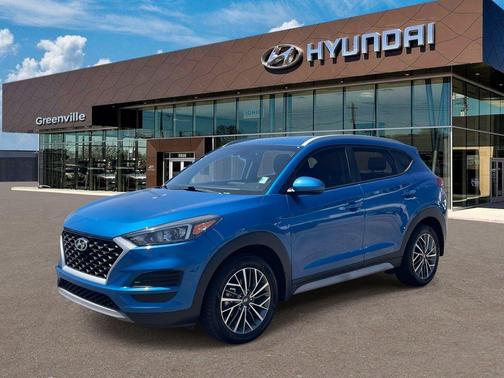 Aqua Blue 2019 Hyundai TUCSON SEL