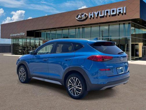 Aqua Blue 2019 Hyundai TUCSON SEL