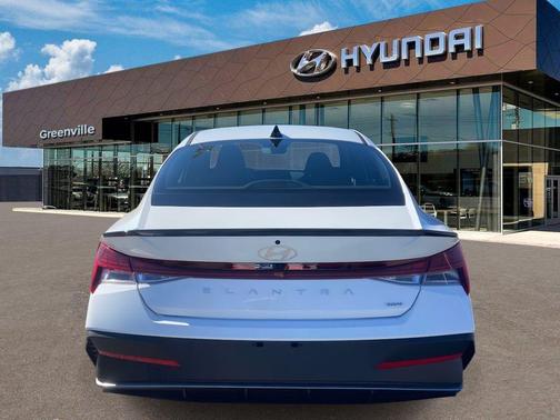 White 2026 Hyundai ELANTRA HEV SEL Sport