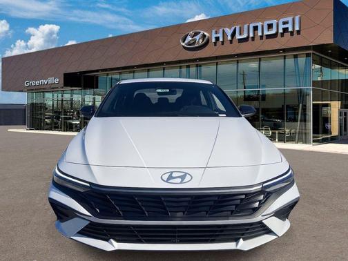 White 2026 Hyundai ELANTRA HEV SEL Sport