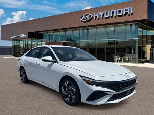 White 2025 Hyundai ELANTRA Limited