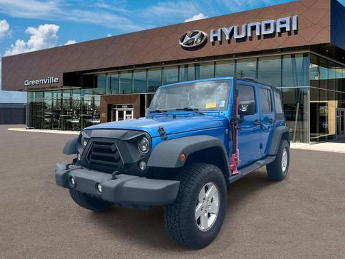 Hydro Blue Pearl 2015 Jeep Wrangler Unlimited Sport