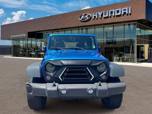 Hydro Blue Pearl 2015 Jeep Wrangler Unlimited Sport