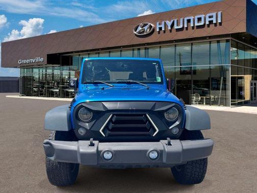 Hydro Blue Pearl 2015 Jeep Wrangler Unlimited Sport