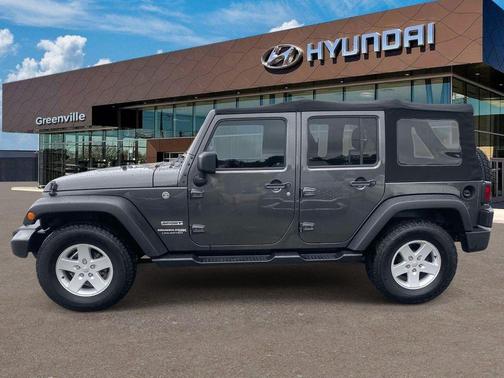 Granite Crystal Clearcoat Metallic 2018 Jeep Wrangler JK Unlimited Sport