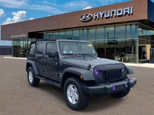 Granite Crystal Clearcoat Metallic 2018 Jeep Wrangler JK Unlimited Sport