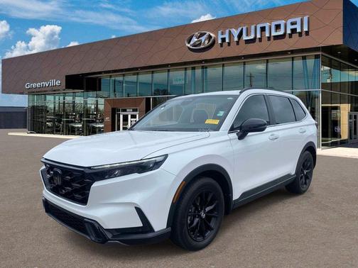 Platinum White Pearl 2025 Honda CR-V Hybrid Sport-L