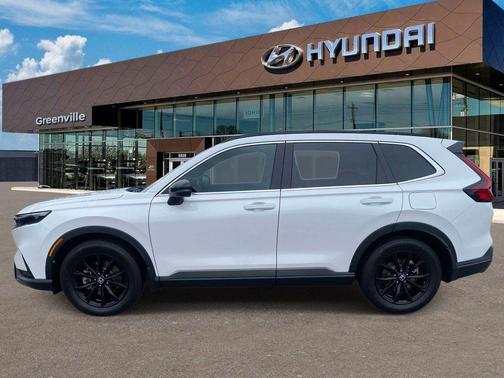Platinum White Pearl 2025 Honda CR-V Hybrid Sport-L