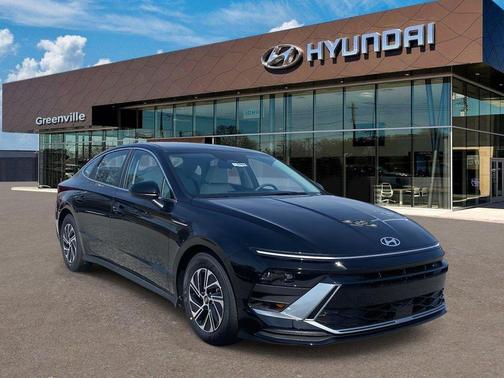 Black 2026 Hyundai SONATA Hybrid Blue
