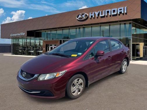 Crimson Pearl 2013 Honda Civic LX
