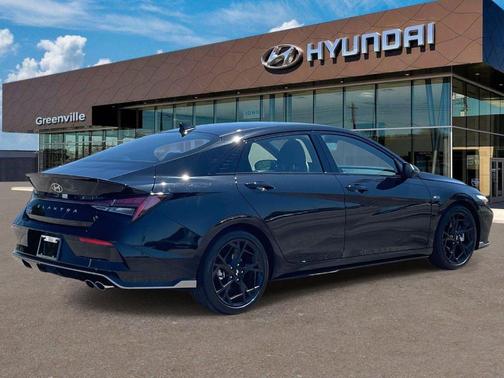 Black 2025 Hyundai ELANTRA N Line