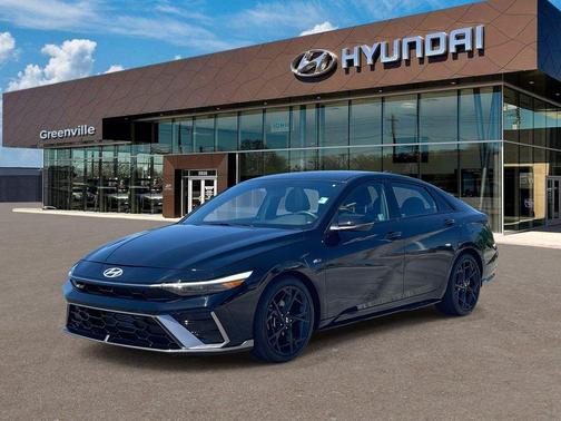 Black 2025 Hyundai ELANTRA N Line